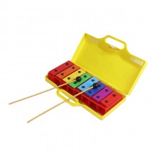 8 tone sound blocks Metal xylophone musical instrument percussion metallophone gift sets