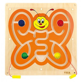 Wall Toy - Magnetic Bead Trace