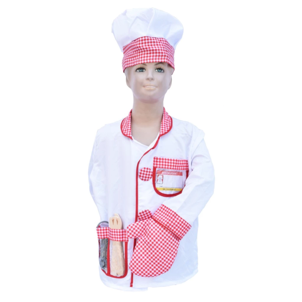 Costume for Kids Pretend Play - Career kostum - Nurse - Captain - Shipmaster - chef - Judge - Astronaut-fireman - Image 4