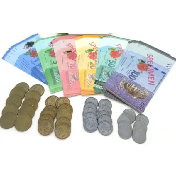 Set Wang Money Learning Permainan Malaysia Duit Mainan Matematik Money Learning Kit Mathematics (Single Sided Printed) - Image 5