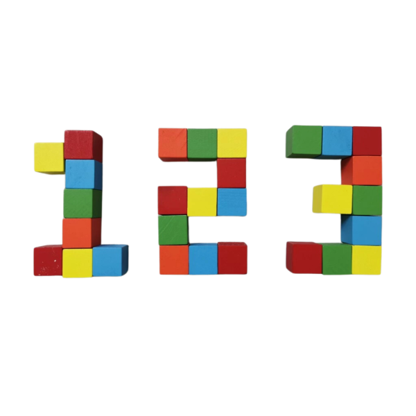 Wooden Cube Colourful & Natural Wood Colour 2.5cm (Ready Stock) - Image 7