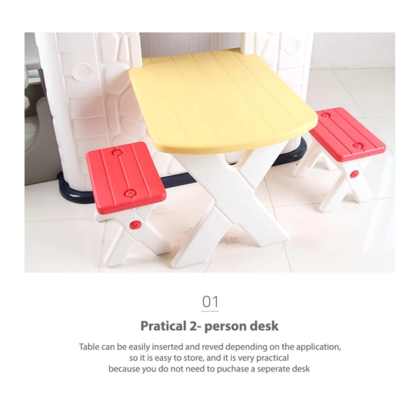Anuri Playhouse – My First Playhouse for Boys & Girls with Chair & Table | Made in Korea - Image 5