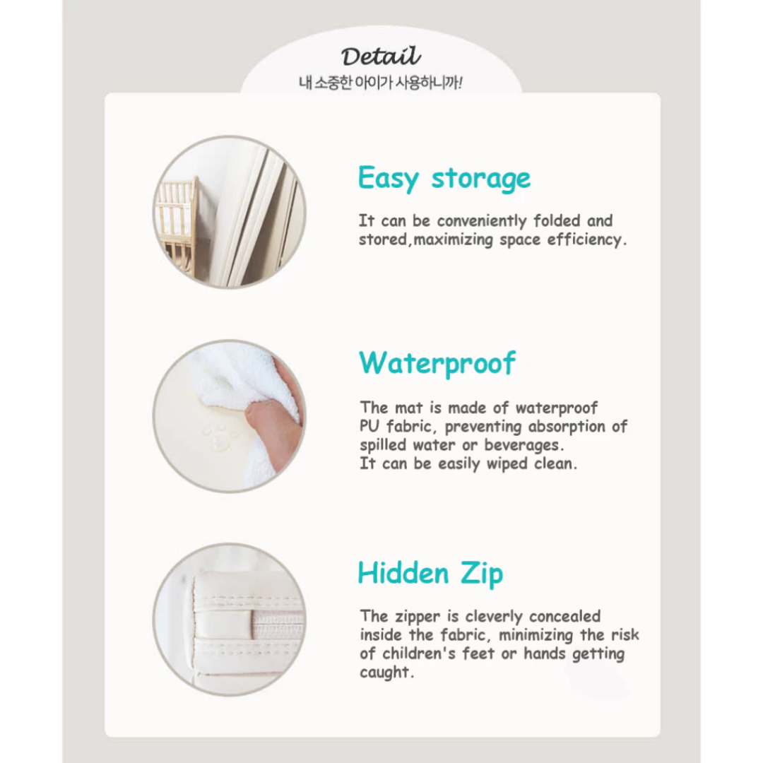 Anuri - Korea Antibacterial Folder Baby Mat - Image 11