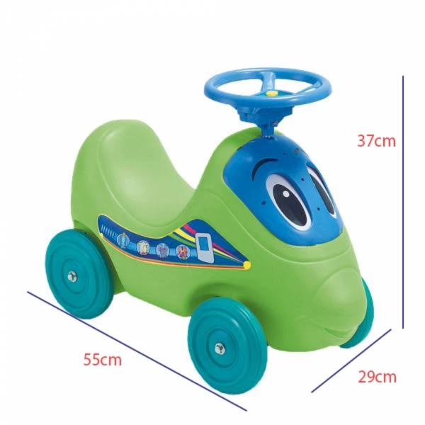 Ching Ching - Music Kereta Mainan Budak, Kereta Tolak Kanak, Ride On Car Walker with sound Vehicle Toy (Ready Stock) Made in Taiwan - Image 3