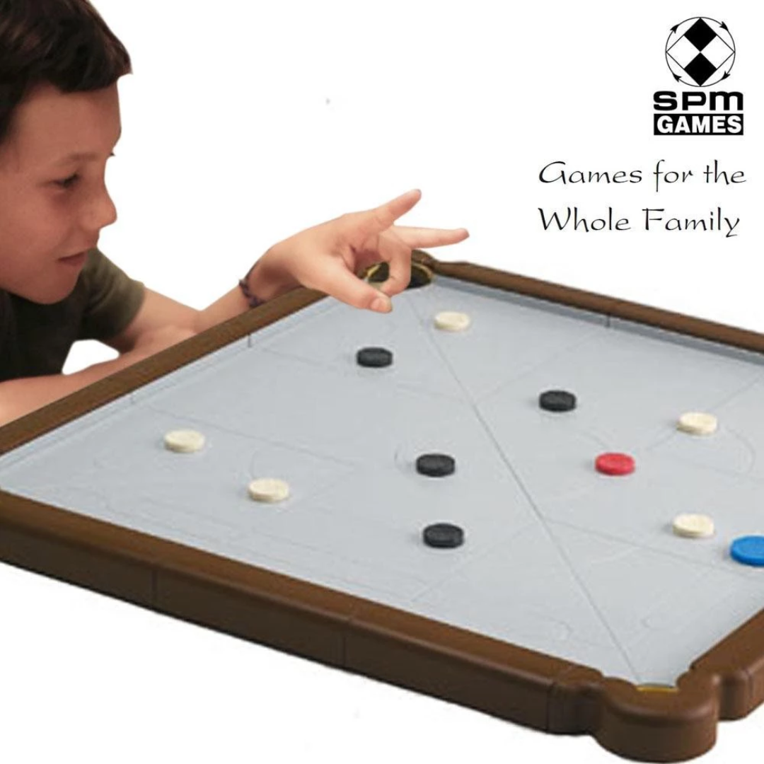 SPM Carrom Foldable Plastic Board, Gift set - Image 3