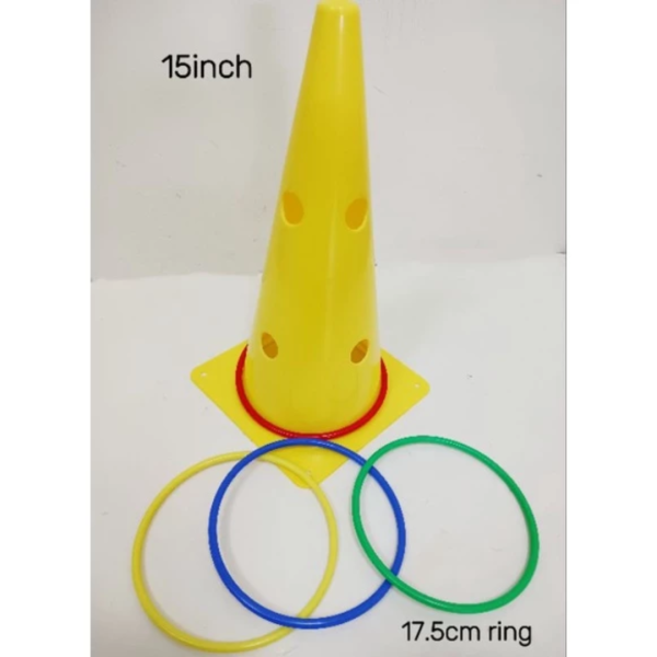 Skittle Cone 15" (38cm) set of 4 / 15.5" Height (39cm) Set of 4 pcs For School - Image 2
