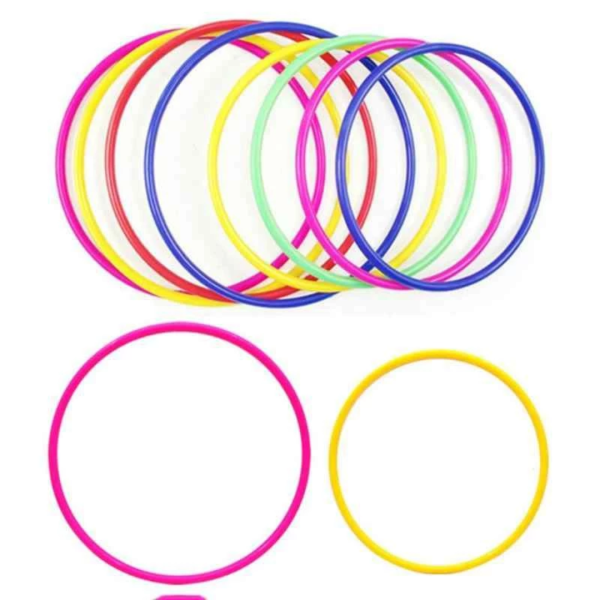 Toss Rings Dia 16cm/17.5cm - Set of 4 pcs Ready Stock For Speed Agility Practice Games Kids Child Toys Speed Practice - Image 4