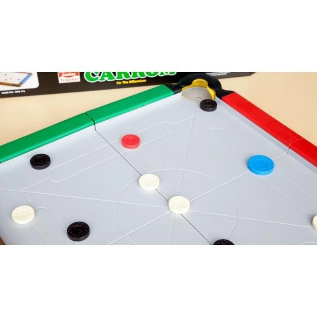 SPM Carrom Foldable Plastic Board, Gift set - Image 5