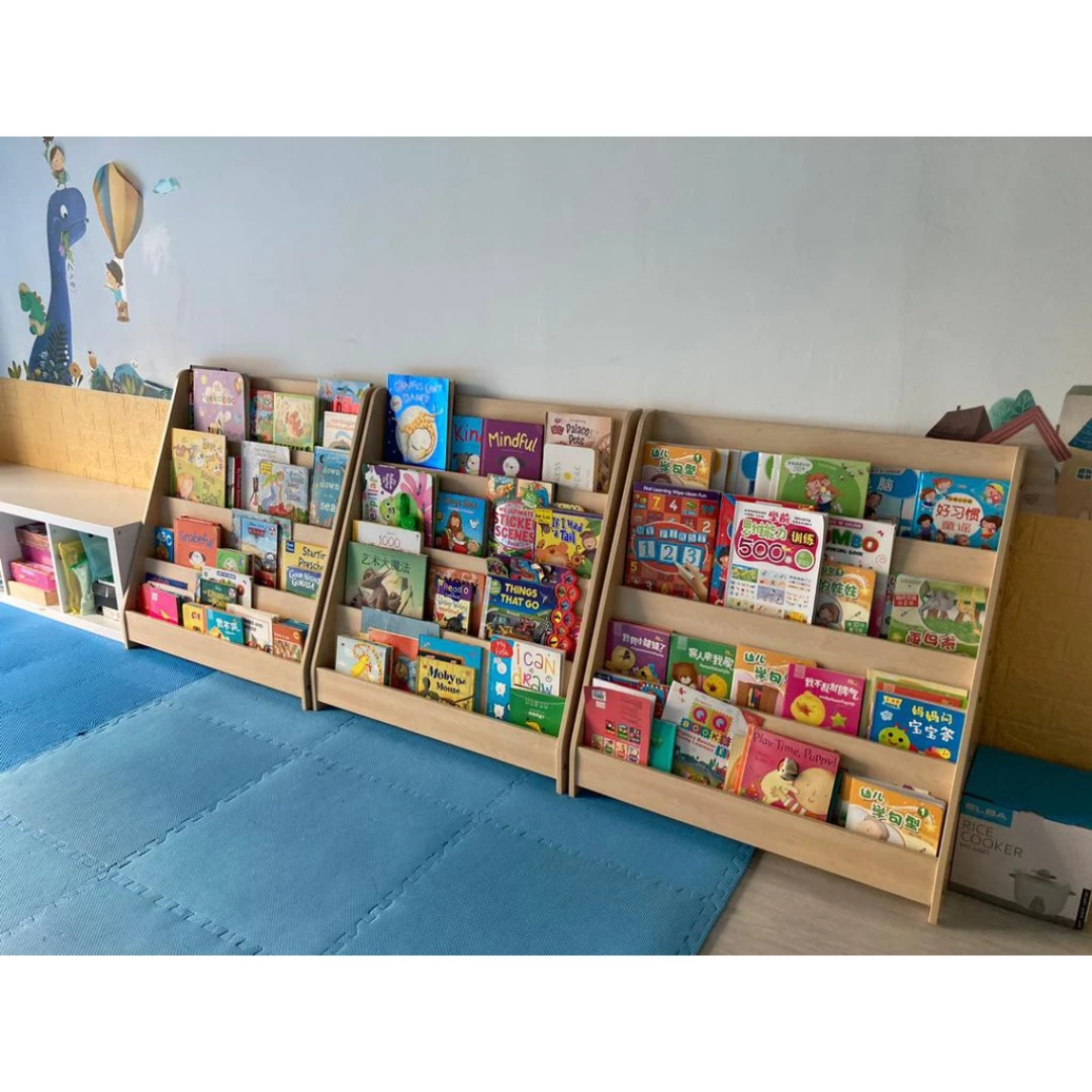 Bookshelf, Rak Buku Tadika Taska , Library Shelf For Home, School, Clinic, Childcare Center - Image 2