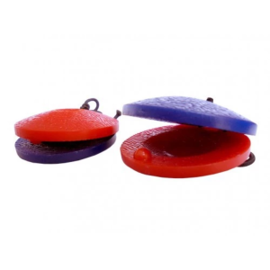 Finger Castanets , Plastic Castanet , Wooden Castanet ,Clapper Handle for Kids Musical Instrument One pcs