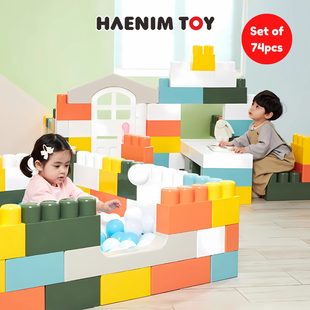 Haenim - Super Big Blocks, Giant Blocks For Tadika And Taska Premium Quality (Made In Korea) Ready Stock