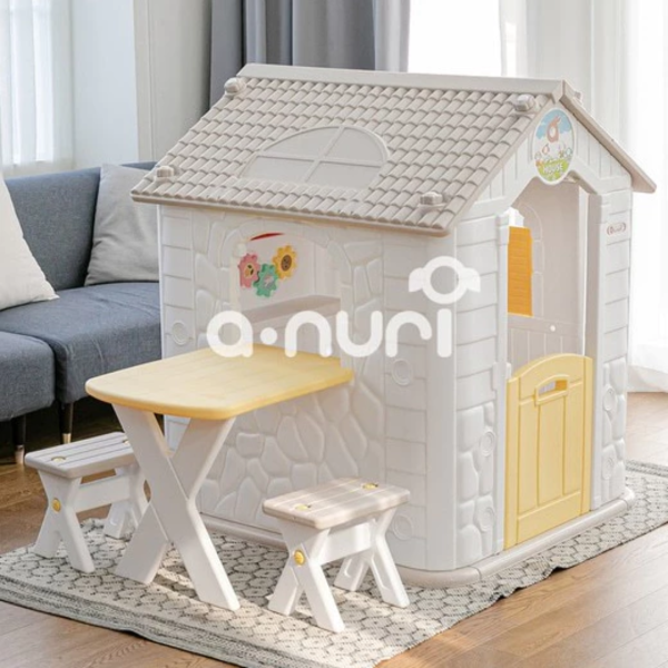 Anuri Playhouse – My First Playhouse for Boys & Girls with Chair & Table | Made in Korea