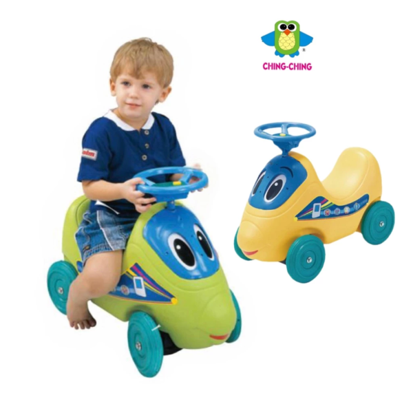 Ching Ching - Music Kereta Mainan Budak, Kereta Tolak Kanak, Ride On Car Walker with sound Vehicle Toy (Ready Stock) Made in Taiwan