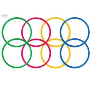 Toss Rings Dia 16cm/17.5cm - Set of 4 pcs Ready Stock For Speed Agility Practice Games Kids Child Toys Speed Practice