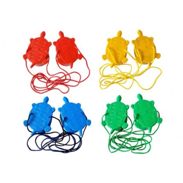 Walking Turtle Stilt Shoe (Pair) Ready Stock Stilt Jump Smile Outdoor Balance Training Balancing Stepping Cup