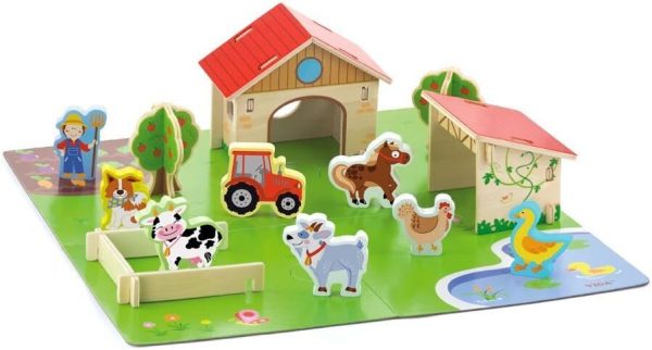 Viga Toys - 3D Farm Set