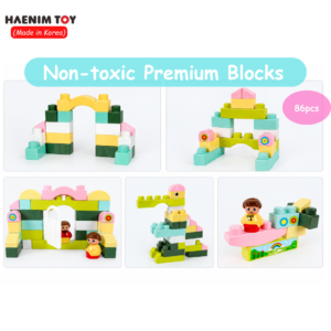 Haenim (Korea) Baby Blocks, Building Blocks, Blok baby Premium Quality Gift Set 86pcs