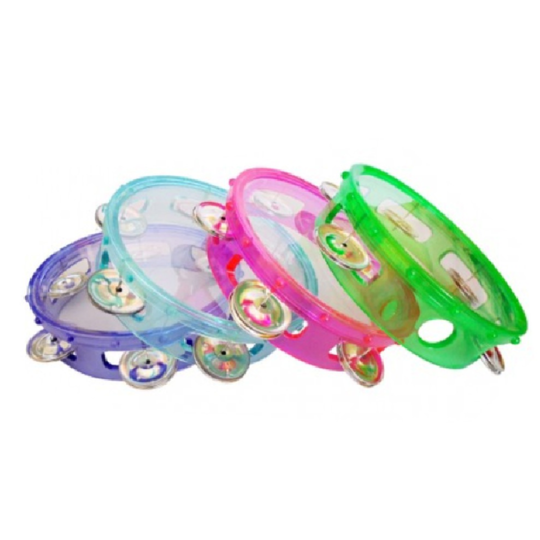 Tambourine with Transparent Skin (6" / 15cm)