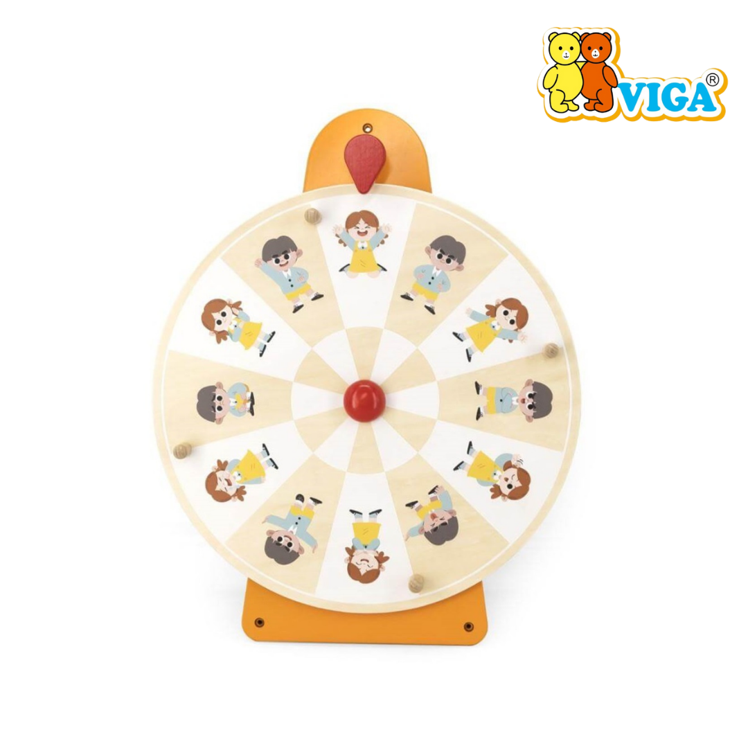 VIGA Wall Mounted - Movement And Facial Expression Turntable | Spinning Games