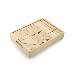 Viga Unit Block Set - 48 pcs - Wooden Blocks Solid Wood
