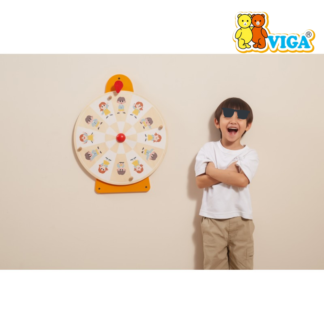 VIGA Wall Mounted - Movement And Facial Expression Turntable | Spinning Games - Image 2