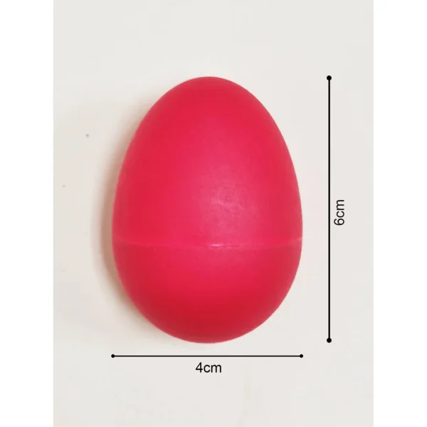 Egg Maracas, Maracas with wooden/plastic stick For kids, SHAKER Plastic Percussion Instruments - Image 5