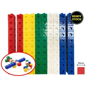 Linking Cube 5/10 colors (Set of 100pcs) Ready Stock