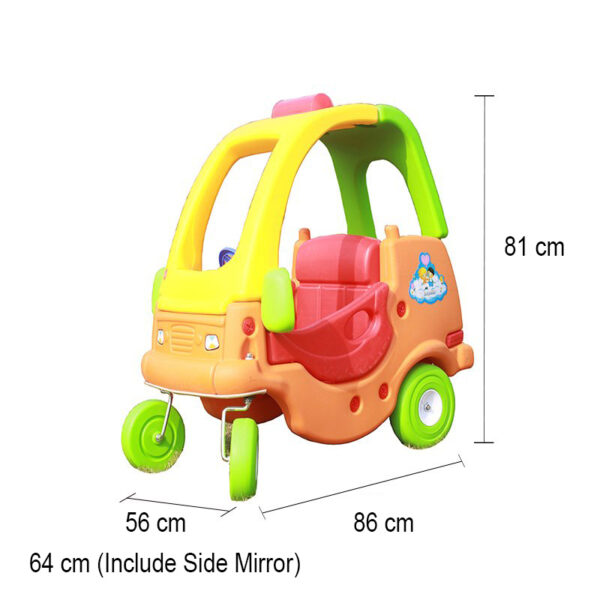 Bettle Roof Car Kindergarten Outdoor Toys Baby Car - Image 2