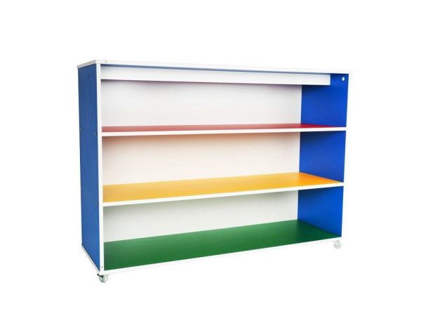Multi-Coloured 4' Multi-Purpose Storage Shelf