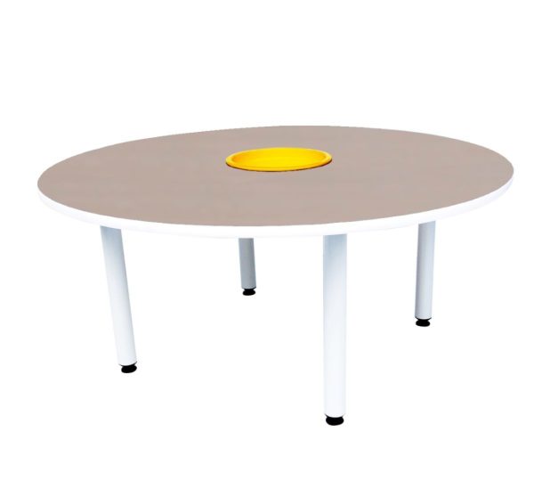 4' Round Table with Basket (H: 76cm)