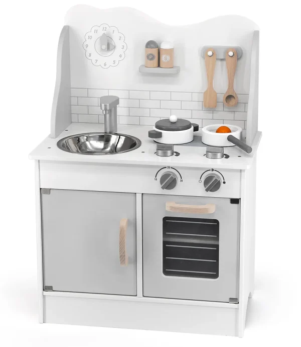 Grey Kitchen with Accessories