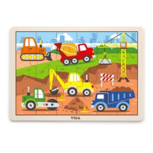 Viga 24 pcs Puzzle - Construction