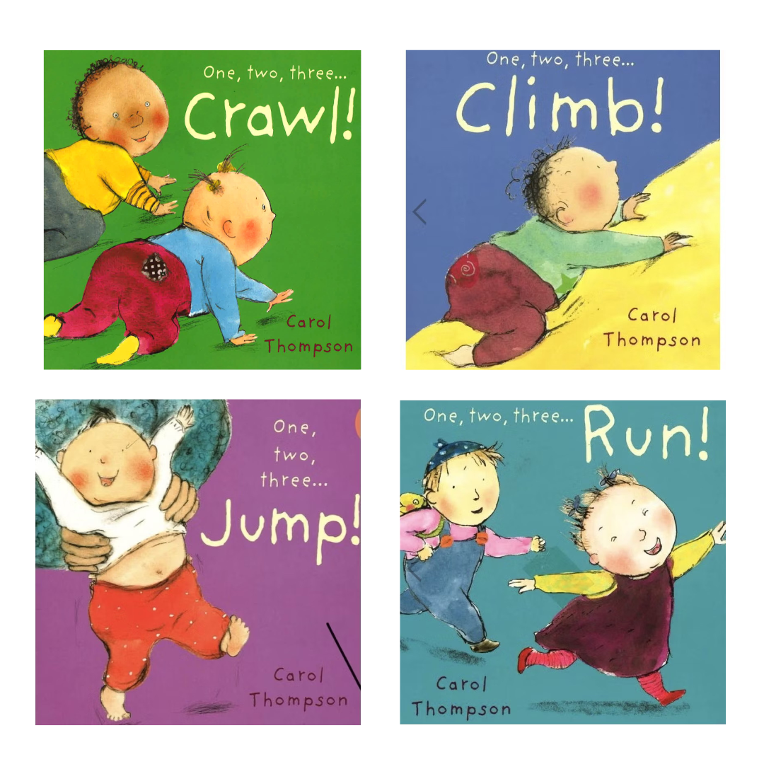 Board Book for Babies Early movement (Crawl/ Climb / Run / Jump)