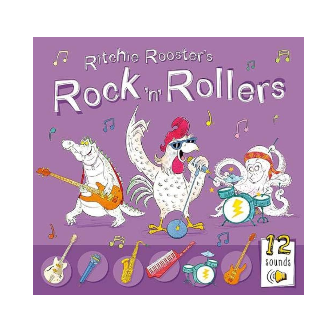 Children SOUND BOOKS hard cover woodland band / Rock n Rollers (Musical Learning) 動物管弦樂隊 兒童音樂故事發聲書 英文原版 音樂書 - Image 3