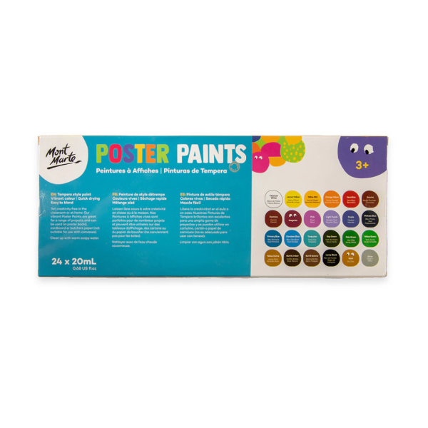 Poster Paints 24 pc x 20ml - Image 2