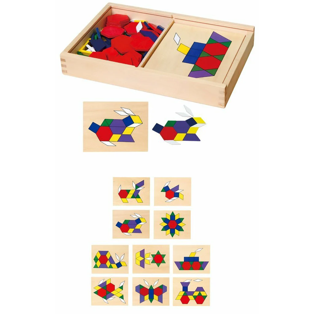 Viga Pattern Board & Block - Wooden Blocks