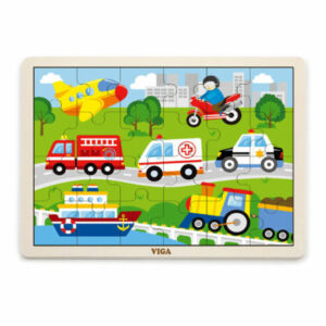 Viga 24 pcs Puzzle - Transportation