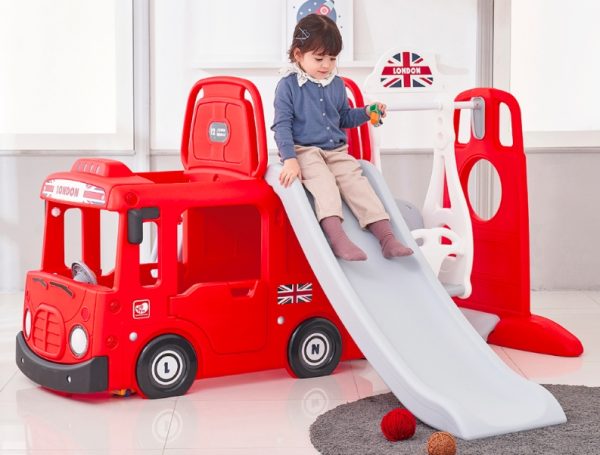 YaYa London Bus Slide & Swing
