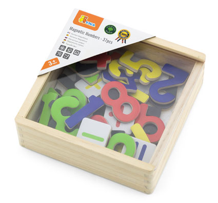 Viga Wooden Magnetic Numbers (37 pcs) - Image 3
