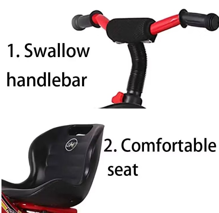 Kids Tricycle With Push Handle - Image 2