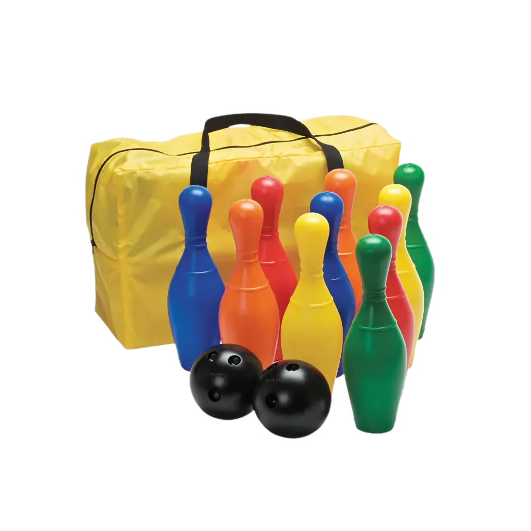 Bowling Set - 12"/30.5cm Bowling Pins(10 pcs) + 2 Bowling Ball