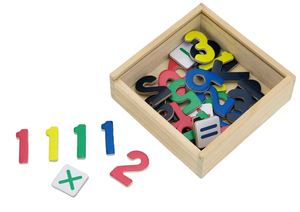 Viga Wooden Magnetic Numbers (37 pcs)