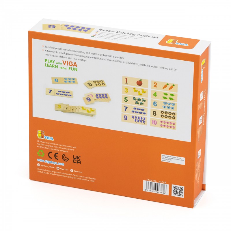 Viga Number matching Puzzle Set - Image 2