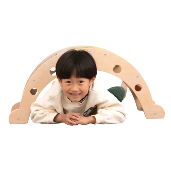 Viga Rainbow Rocker - Wooden Climber Rocker - Image 10
