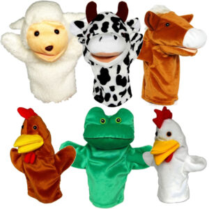 Puppet Horse Cow Sheep Cock Hen Frog