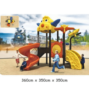 Integrated Outdoor Playground | 360cm x 350cm x 350 cm