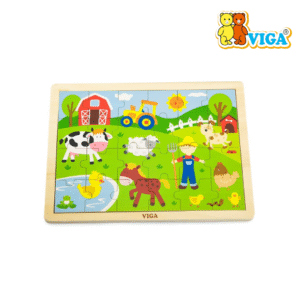 Viga - 24pcs Jigsaw Puzzle - Farm