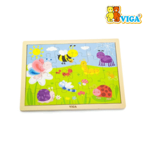 Viga - 24pcs Jigsaw Puzzle - Insects