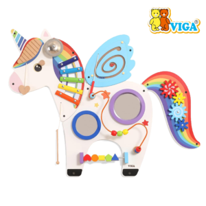 Viga 44654 Toys – Wall Activity Panel – Unicorn