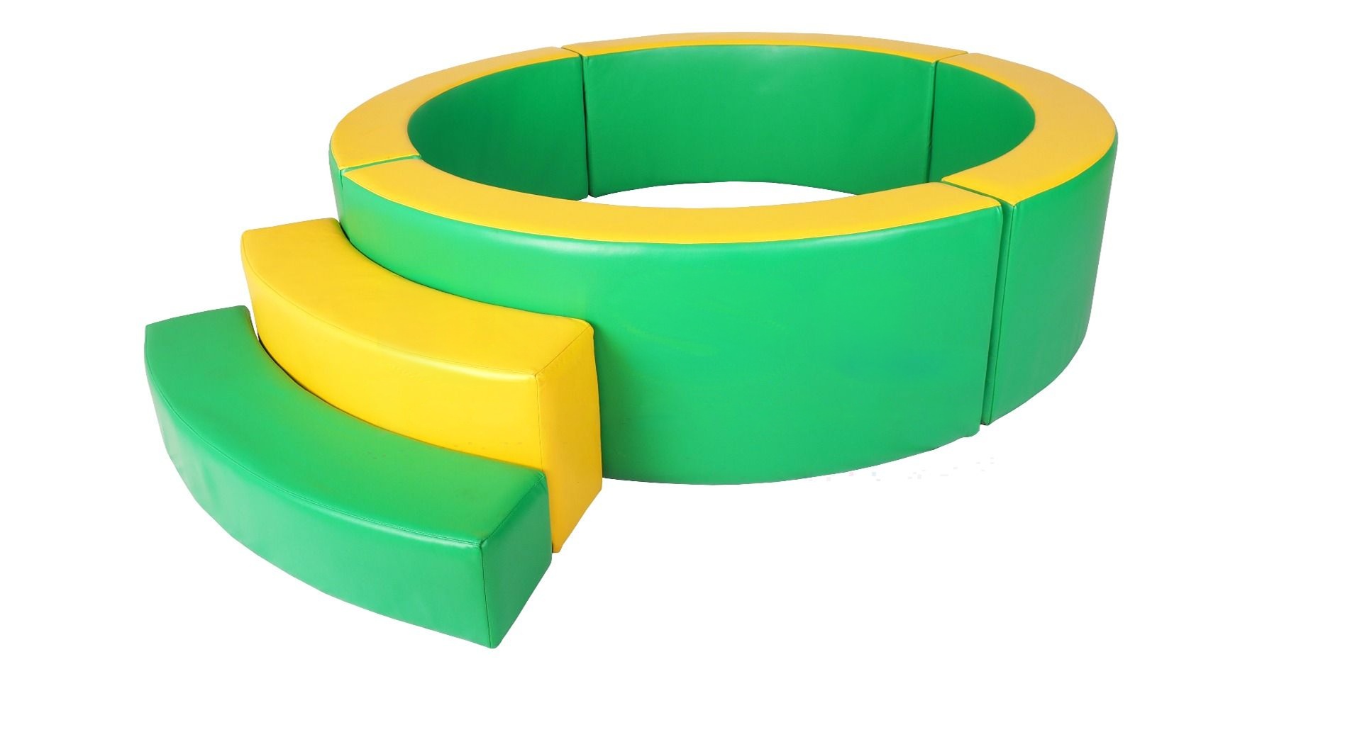 Circular Soft Gym Linking Ball Pool wt Stair (5/set) XWSP2101